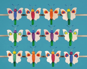 Schmetterling mit Punkten