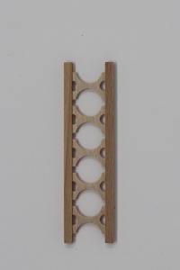 Zaun für 2. Etage von oben 5er-Segment, 74x18x1,8-AH
