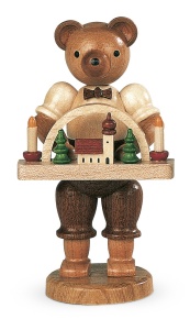 Bear, male, wooden toy maker